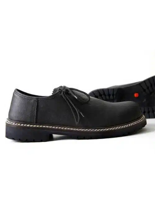 Traditional Black Plain Shoes