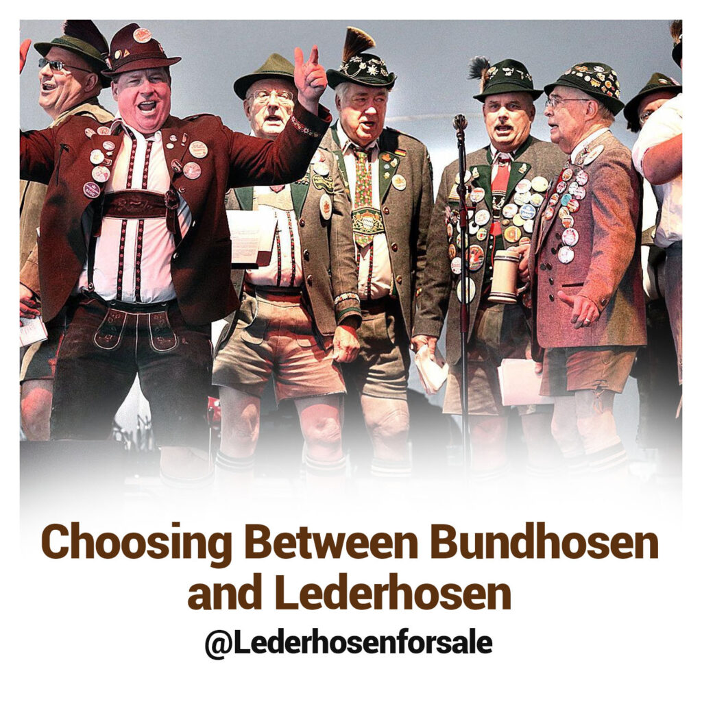 Choosing Between Bundhosen and Lederhosen - Lederhosen For Sale