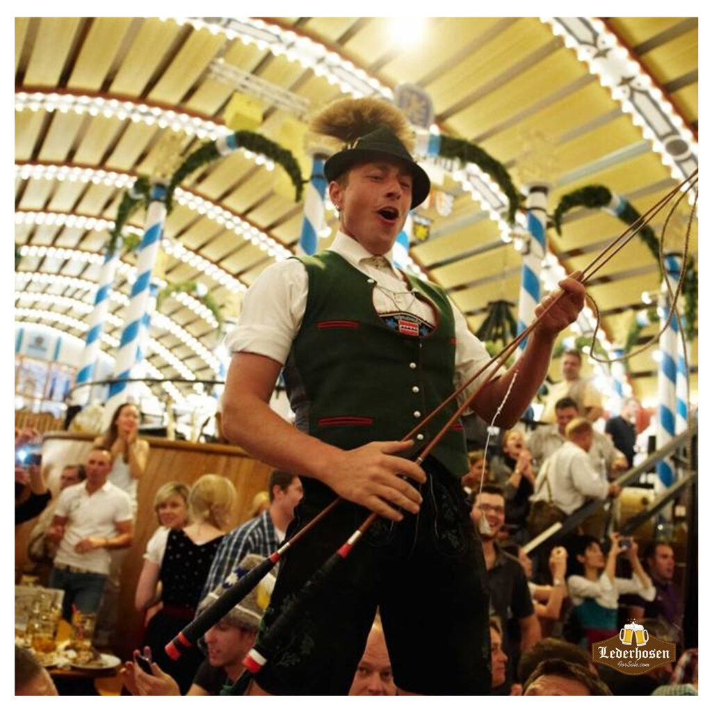 Celebrating the Oktoberfest Festival with Traditional Oktoberfest Men Costume - Lederhosen For Sale