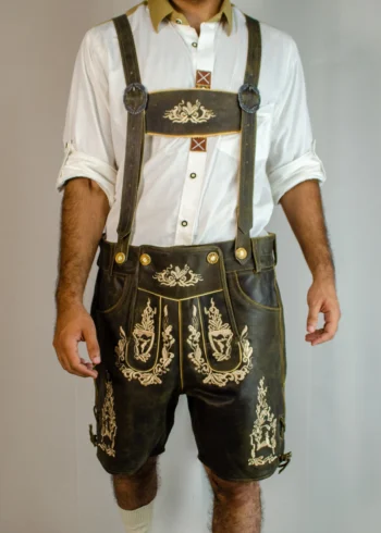 Bavarian Herren Lederhosen Rusty Tobacco image