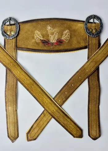 Vintage Brown Suspender